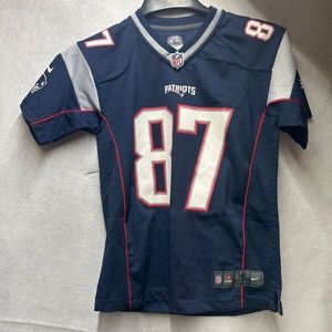 Rob Gronkowski #87 New England Patriots YOUTH Size M Nike Jersey